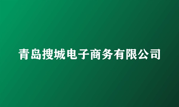 青岛搜城电子商务有限公司
