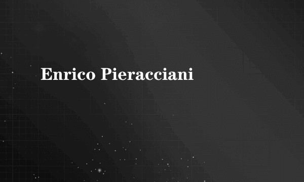 Enrico Pieracciani