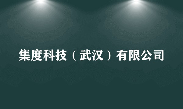 集度科技(武汉)有限公司