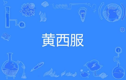 黄西服
