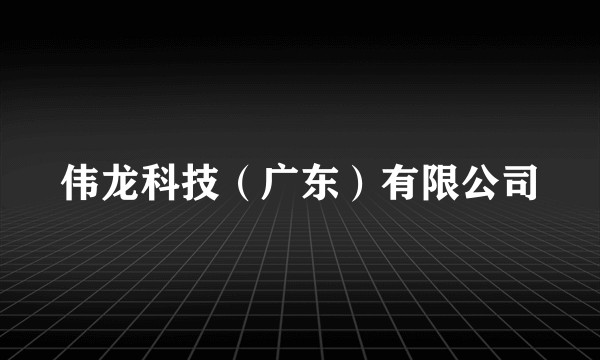 伟龙科技（广东）有限公司