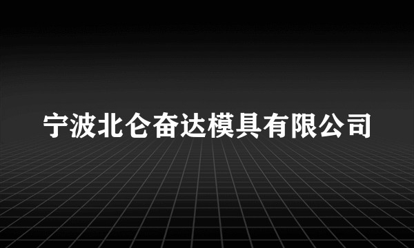 宁波北仑奋达模具有限公司