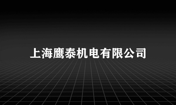 上海鹰泰机电有限公司
