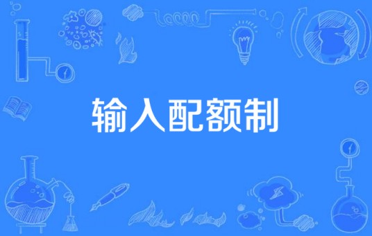 输入配额制