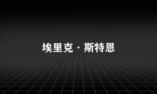 埃里克·斯特恩