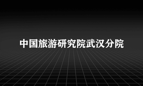 中国旅游研究院武汉分院