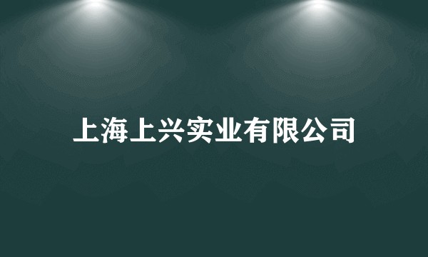 上海上兴实业有限公司