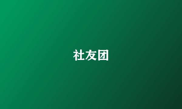 社友团