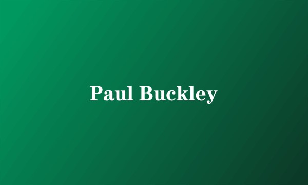 Paul Buckley