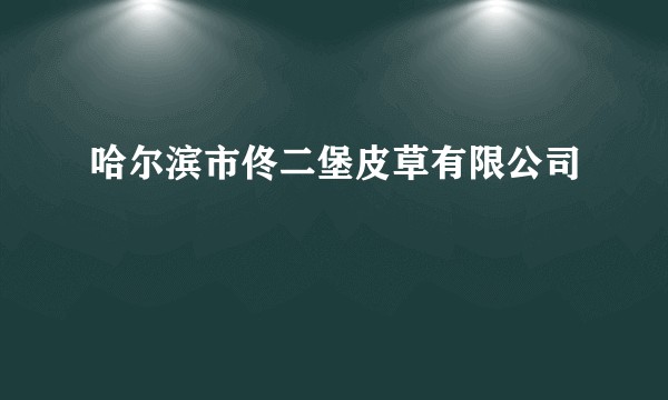 哈尔滨市佟二堡皮草有限公司