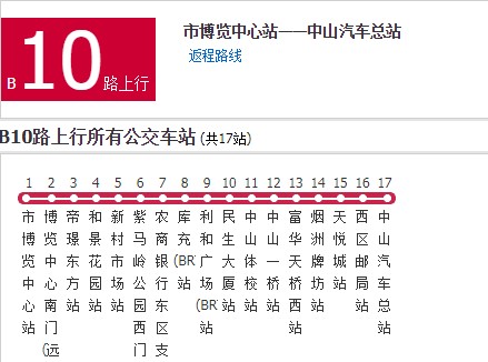中山公交B10路
