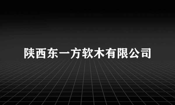 陕西东一方软木有限公司