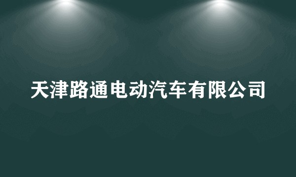 天津路通电动汽车有限公司