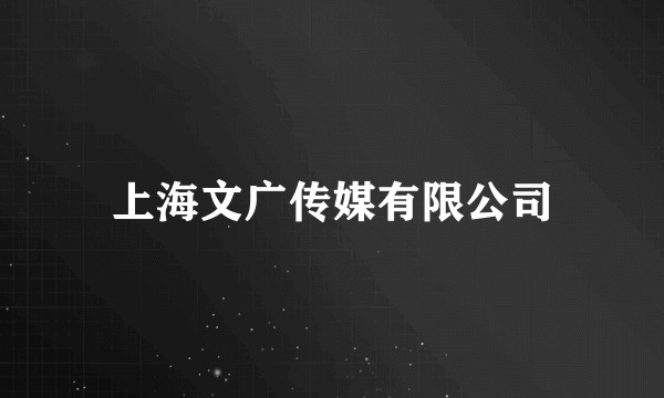 上海文广传媒有限公司