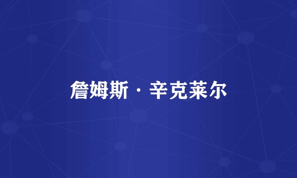 詹姆斯·辛克莱尔