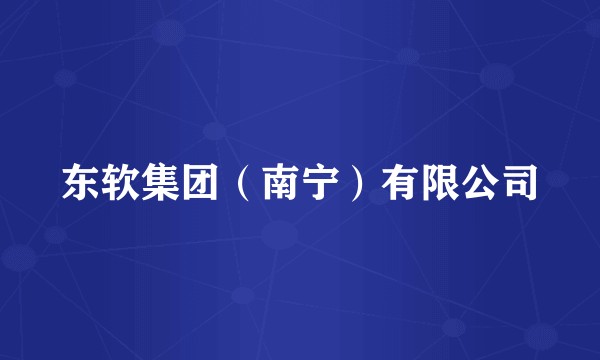 东软集团(南宁)有限公司