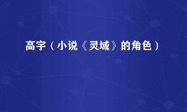 高宇(小说《灵域》的角色)