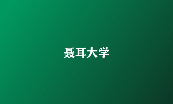聂耳大学