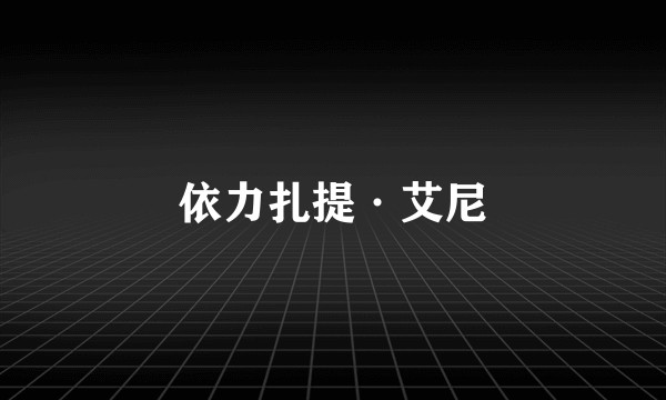 依力扎提·艾尼