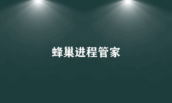 蜂巢进程管家