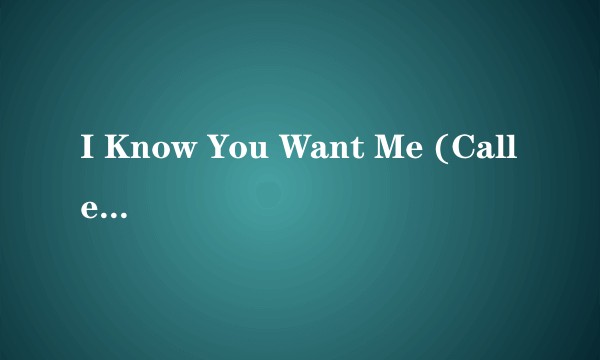 I Know You Want Me (Calle Ocho