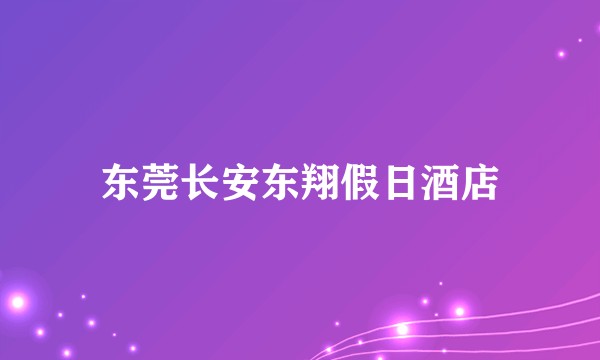 东莞长安东翔假日酒店