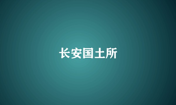 长安国土所