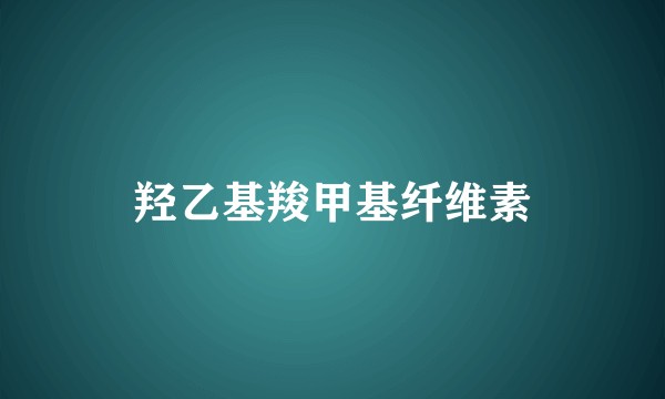 羟乙基羧甲基纤维素