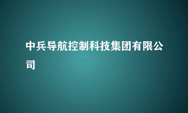 中兵导航控制科技集团有限公司