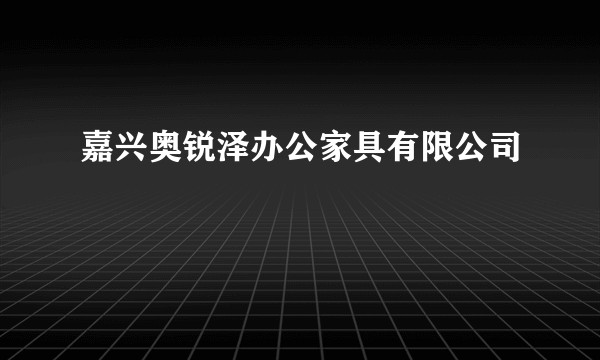 嘉兴奥锐泽办公家具有限公司