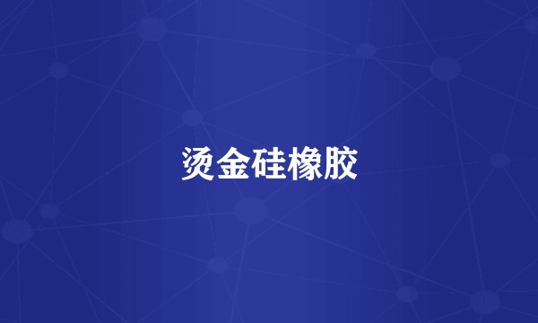烫金硅橡胶