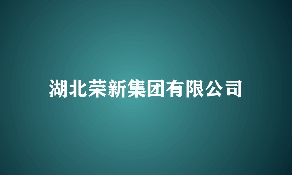 湖北荣新集团有限公司