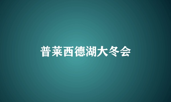 普莱西德湖大冬会