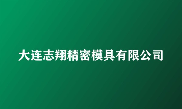大连志翔精密模具有限公司