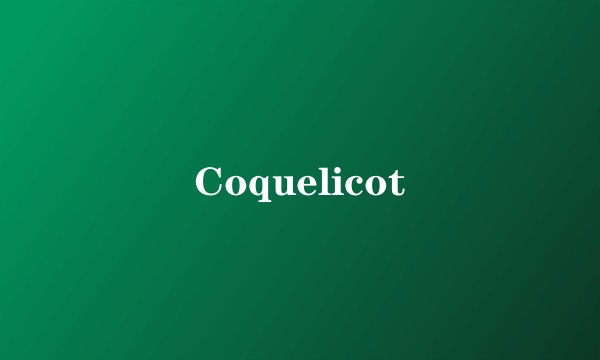 Coquelicot