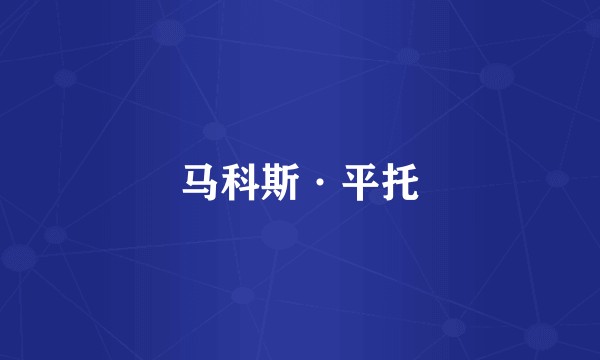 马科斯·平托