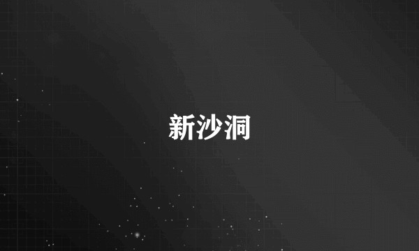 新沙洞