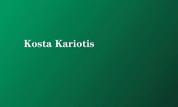 Kosta Kariotis