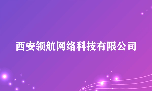 西安领航网络科技有限公司