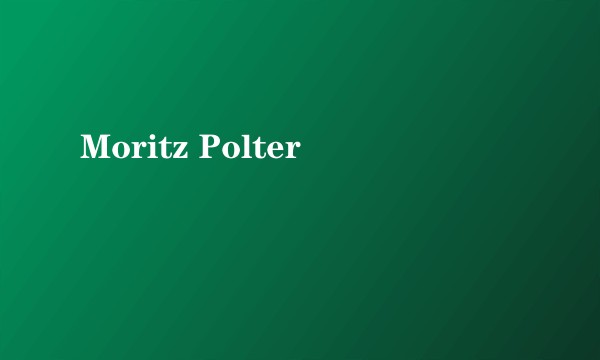 Moritz Polter