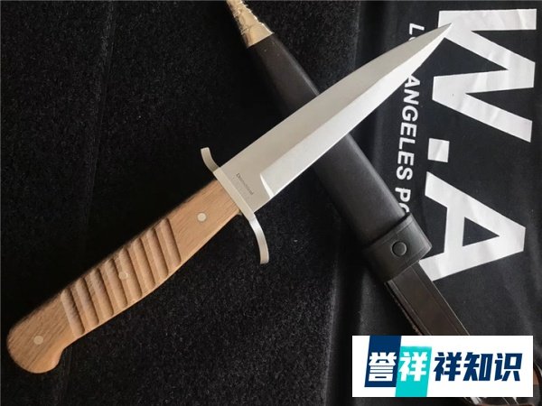 BOKER德国博克 Trench Knife 高端实木柄格斗刀户外野营战术刀