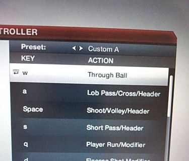 fifa13键盘设置