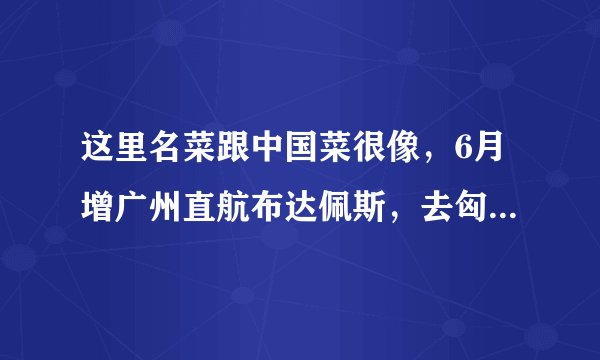 这里名菜跟中国菜很像，6月增广州直航布达佩斯，去匈牙利旅游会花多少钱？