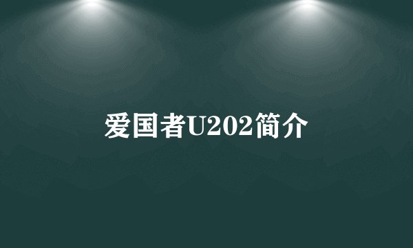 爱国者U202简介