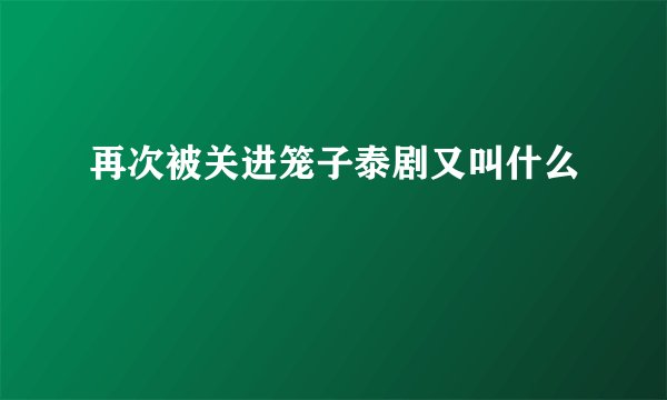 再次被关进笼子泰剧又叫什么