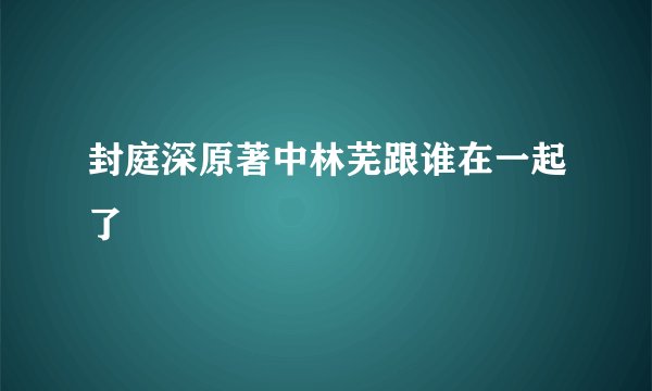 封庭深原著中林芜跟谁在一起了