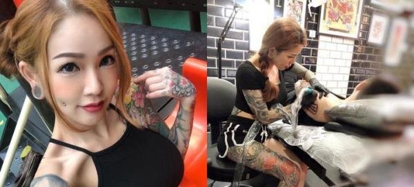 被封做《亚洲刺青女神》关于网红Kinki的8件事！13岁被迫辍学养家