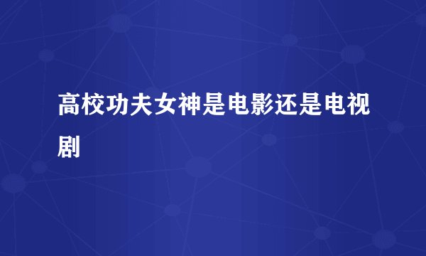 高校功夫女神是电影还是电视剧