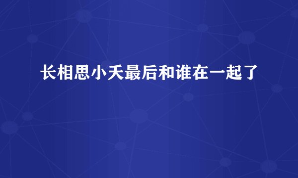 长相思小夭最后和谁在一起了