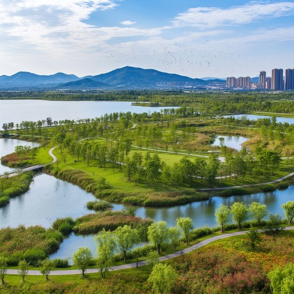 长沙大泽湖湿地公园地理位置